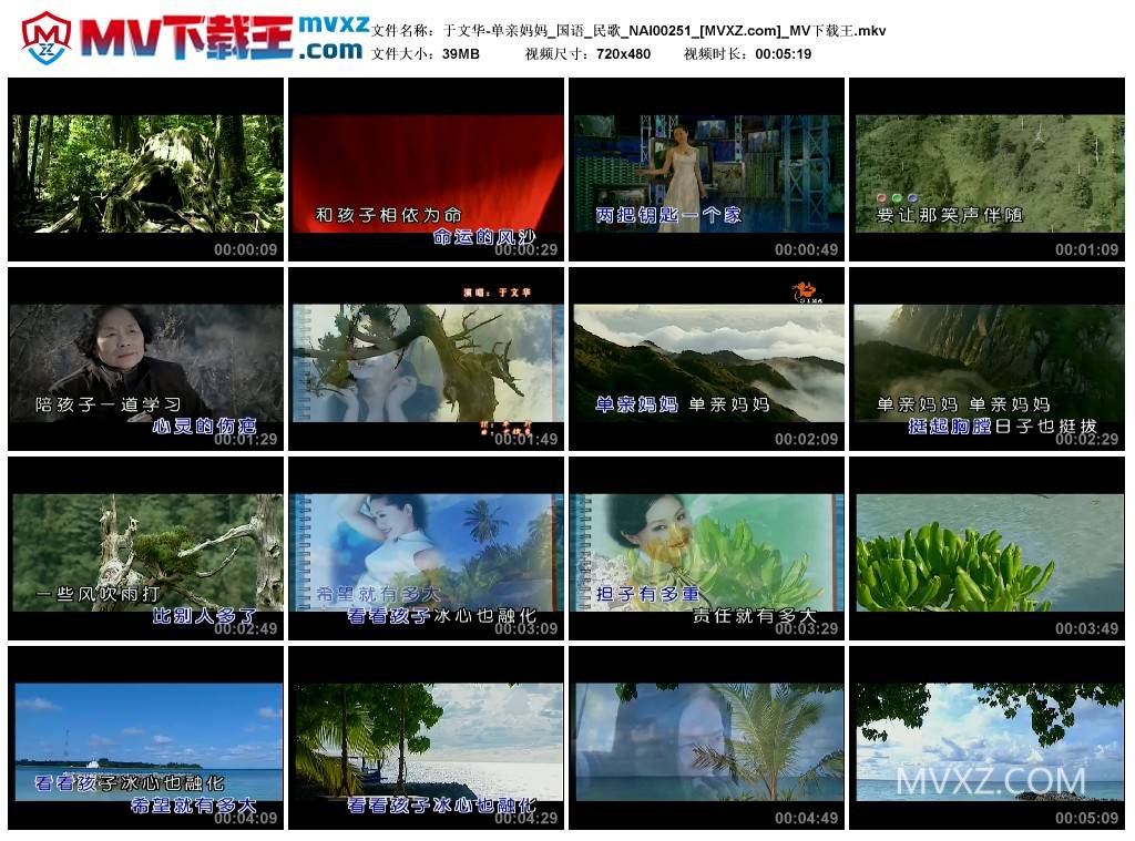 于文华-单亲妈妈_国语_民歌_NAI00251